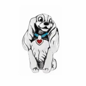 NWOT Disney Lady from Lady and the Tramp Bead Charm Sterling Silver 925